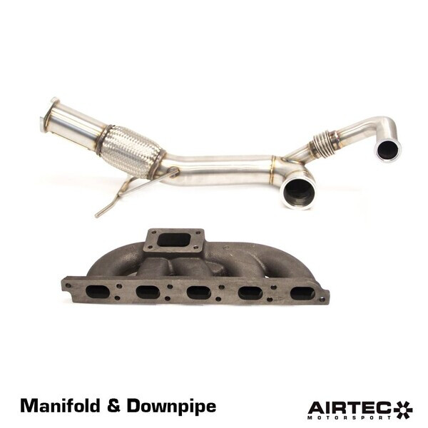 AIRTEC MOTORSPORT BIG TURBO CAST EXHAUST MANIFOLD & DOWNPIPE FOCUS MK2 CAST DOWNPIPE