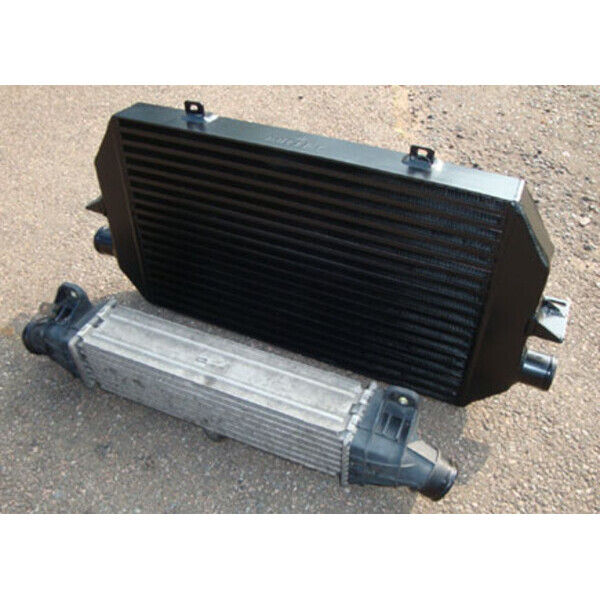 AIRTEC MOTORSPORT INTERCOOLER UPGRADE WHITE AIRTEC LOGO , PRO-SERIES BLACK