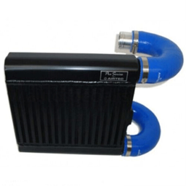 AIRTEC MOTORSPORT 60MM CORE HALF-SIZE INTERCOOLER UPGRADE GLOSS BLACK, PRO-SERIES BLACK, WITHOUT 11″ BLOWER FAN