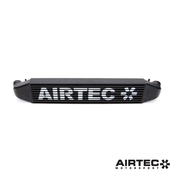 AIRTEC MOTORSPORT STAGE 1 INTERCOOLER UPGRADE WHITE AIRTEC LOGO , PRO-SERIES BLACK