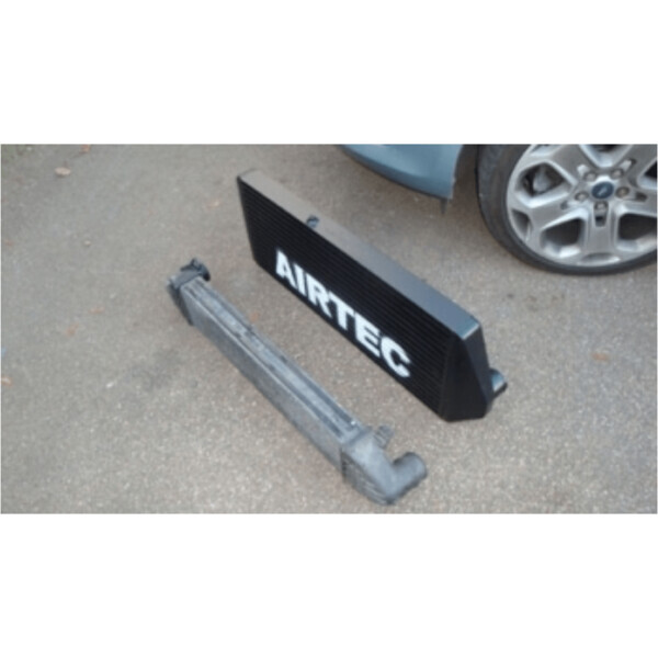 AIRTEC MOTORSPORT INTERCOOLER UPGRADE WHITE AIRTEC LOGO , PRO SERIES BLACK