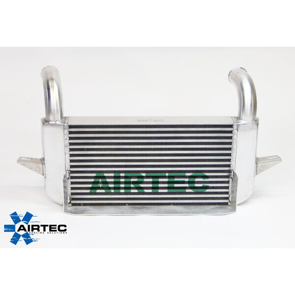 AIRTEC MOTORSPORT 70MM TOP FEED INTERCOOLER GLOSS BLACK, PLAIN NO LOGO, PRO-SERIES BLACK