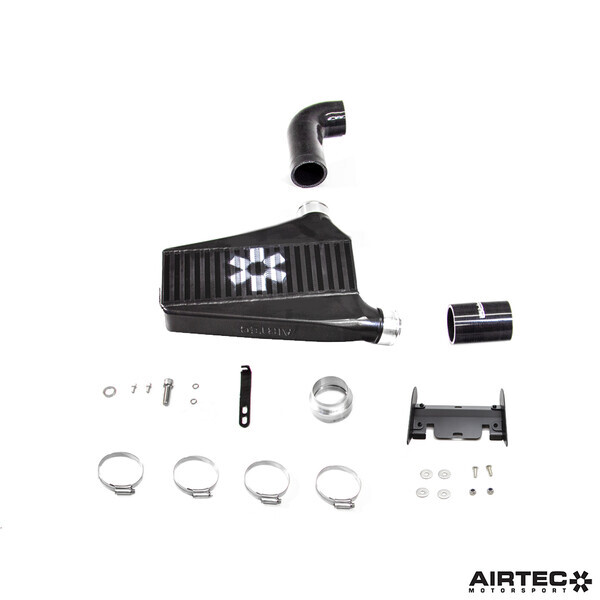 AIRTEC MOTORSPORT SECONDARY INTERCOOLER WHITE AIRTEC LOGO