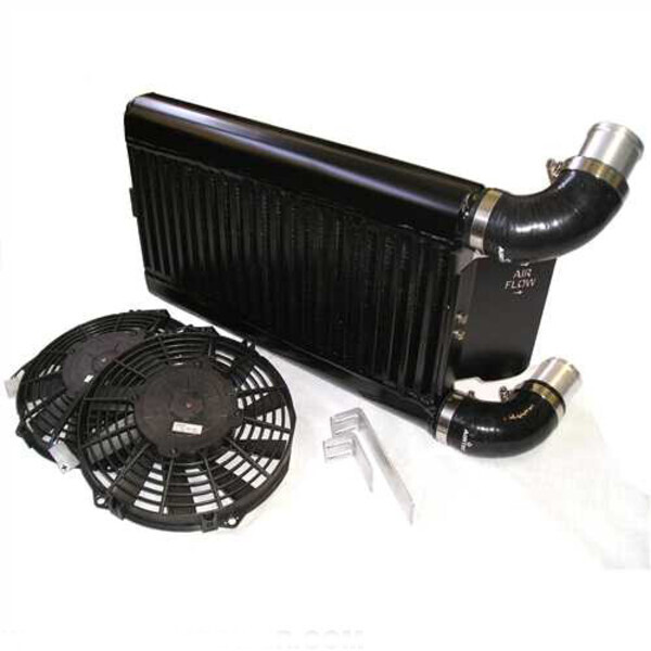 AIRTEC MOTORSPORT FULL SIZE INTERCOOLER UPGRADE GLOSS BLACK, PRO-SERIES BLACK