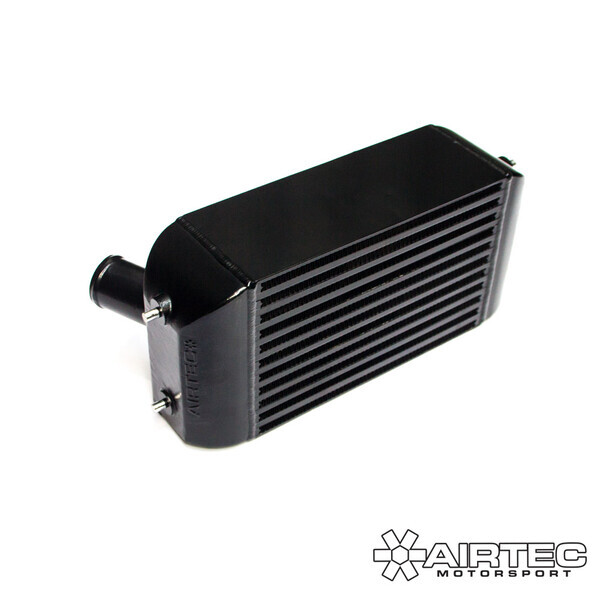 AIRTEC MOTORSPORT SIDE MOUNT INTERCOOLER UPGRADE PRO-SERIES BLACK, WHITE AIRTEC LOGO