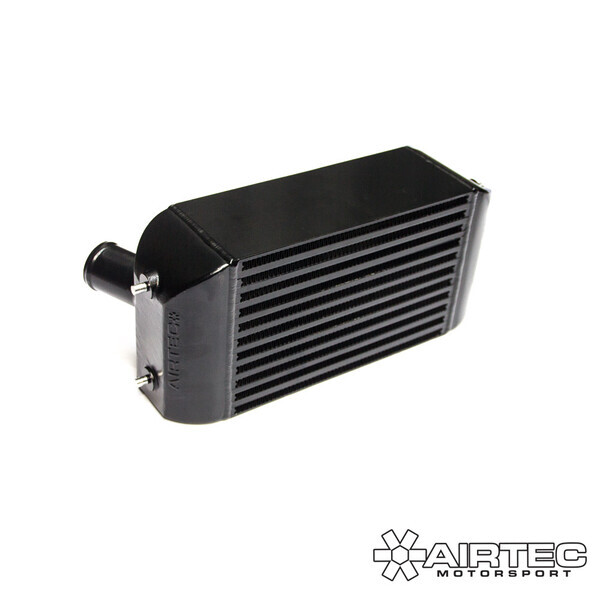 AIRTEC MOTORSPORT SIDE MOUNT INTERCOOLER UPGRADE PRO-SERIES BLACK, WHITE AIRTEC LOGO