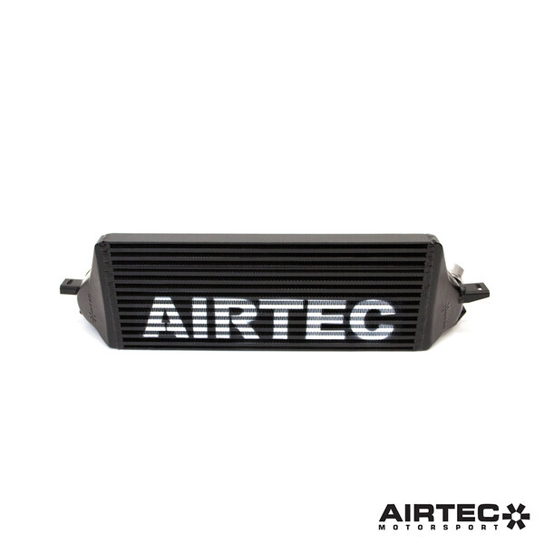 AIRTEC MOTORSPORT INTERCOOLER UPGRADE PRO-SERIES BLACK, WHITE AIRTEC LOGO