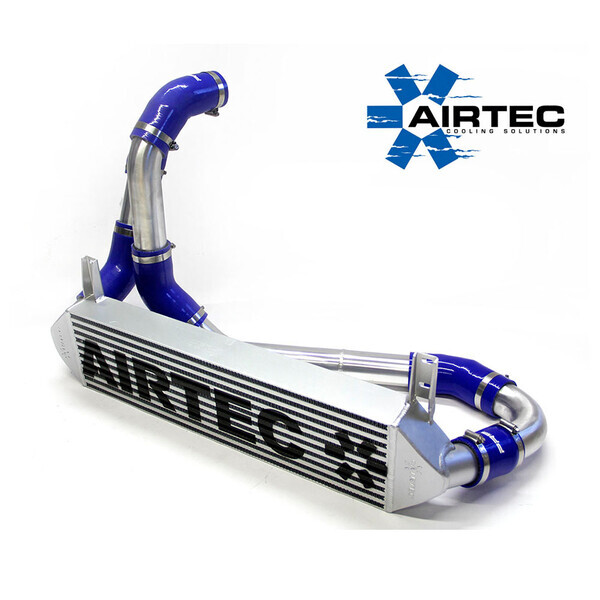 AIRTEC STAGE 2 INTERCOOLER UPGRADE PRO-SERIES BLACK, WHITE AIRTEC LOGO