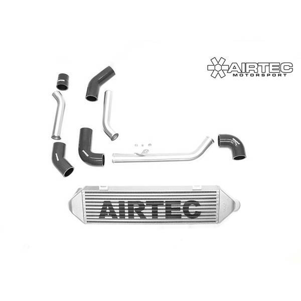 AIRTEC INTERCOOLER UPGRADE PRO-SERIES BLACK, WHITE AIRTEC LOGO