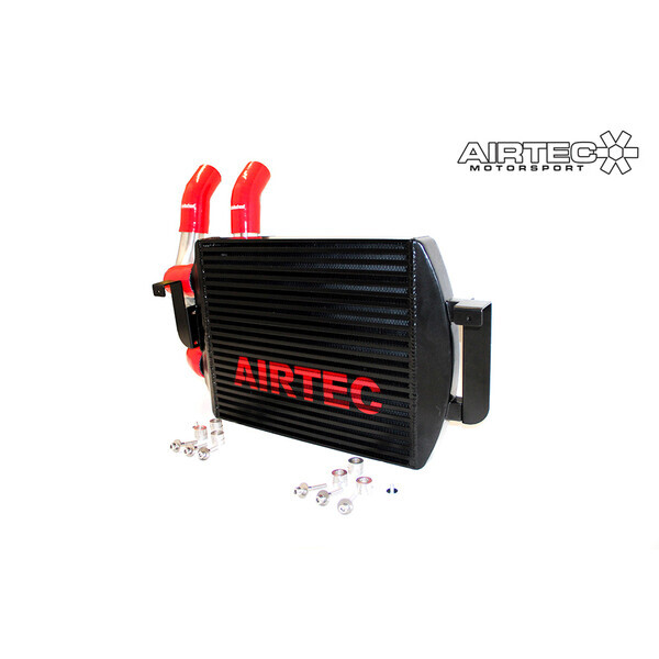 AIRTEC STAGE 3 INTERCOOLER UPGRADE PRO-SERIES BLACK, WHITE AIRTEC LOGO