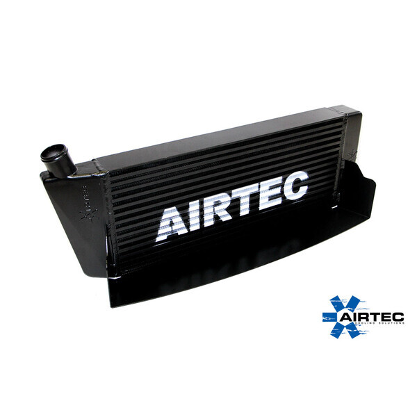 AIRTEC MOTORSPORT 70MM CORE INTERCOOLER UPGRADE WHITE AIRTEC LOGO , PRO-SERIES BLACK
