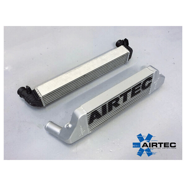AIRTEC MOTORSPORT INTERCOOLER UPGRADE WHITE AIRTEC LOGO , PRO-SERIES BLACK