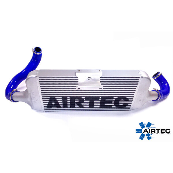 AIRTEC MOTORSPORT INTERCOOLER UPGRADE GLOSS BLACK, WHITE AIRTEC LOGO , PRO-SERIES BLACK, A5