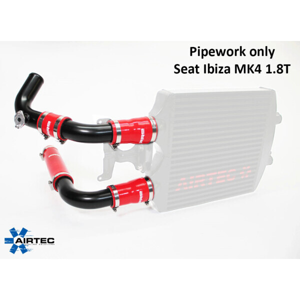 AIRTEC MOTORSPORT INTERCOOLER PIPEWORK ONLY – POLO GTI 1.8 TURBO – PRO-SERIES BLACK, GLOSS BLACK
