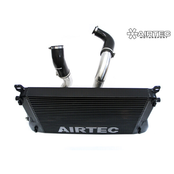 AIRTEC MOTORSPORT EA888 MQB PLATFORM INTERCOOLER AND BIG BOOST PIPE PACKAGE -, WHITE AIRTEC LOGO , PRO-SERIES BLACK ONLY