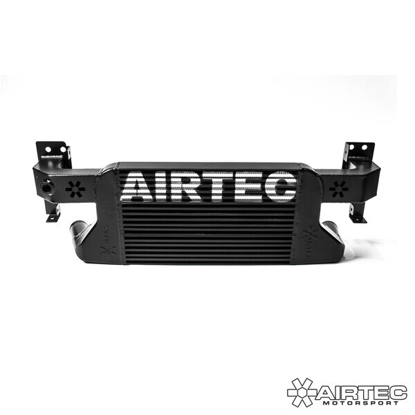 AIRTEC MOTORSPORT STAGE 2 INTERCOOLER PRO-SERIES BLACK, WHITE AIRTEC LOGO