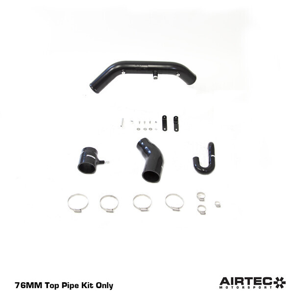 AIRTEC MOTORSPORT RS-STYLE 76MM TOP INDUCTION PIPE 76MM TOP PIPE KIT ONLY