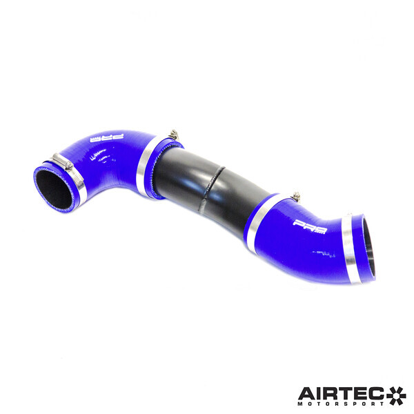 AIRTEC MOTORSPORT 70MM COLD SIDE BOOST PIPE GLOSS BLACK, HOSES ONLY