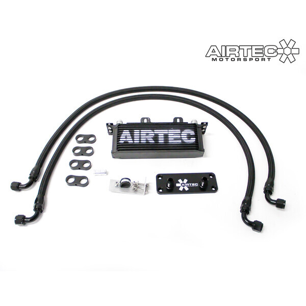 AIRTEC MOTORSPORT OIL COOLER KIT WHITE AIRTEC LOGO