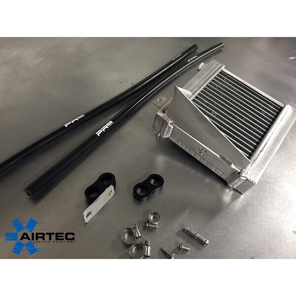AIRTEC TURBO COOLER GLOSS BLACK, WHITE AIRTEC LOGO , PRO-SERIES BLACK