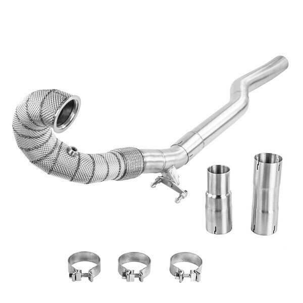 GOLF 7 R / S3 8V ALPHA COMPETITION DECAT DOWNPIPE W/SHIELD