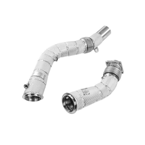 BMW M3 F80 / M4 F8X / M2C ALPHA COMPETITION DECAT DOWNPIPES w/SHIELD