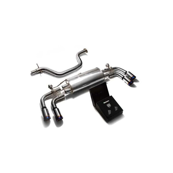 TT 8J TFSI 2WD COUPÉ ARMYTRIX EXHAUST SYSTEM W/QUAD TRUE TITANIUM