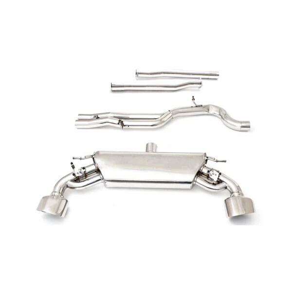 TTRS 8S ARMYTRIX EXHAUST SYSTEM W/DUAL CHROME OVAL