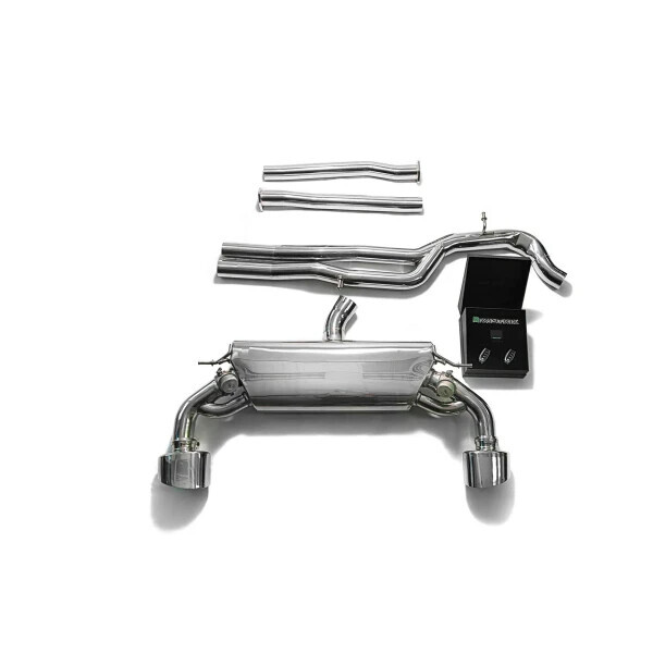 A4 B9 2WD NON-OPF ARMYTRIX EXHAUST SYSTEM W/ QUAD CHROME