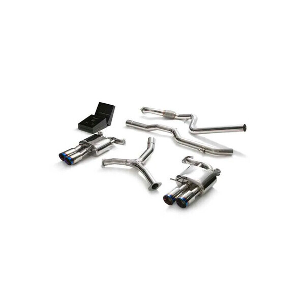 A5 B9 2.0T SPORTBACK 4WD NON-OPF ARMYTRIX EXHAUST SYSTEM W/QUAD TRUE TITANIUM