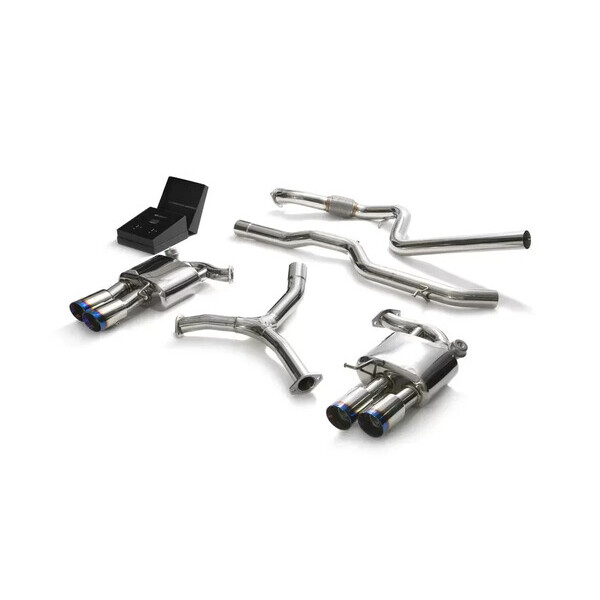 A5 B9 2.0T COUPÉ 4WD NON-OPF ARMYTRIX EXHAUST SYSTEM W/QUAD BLUE