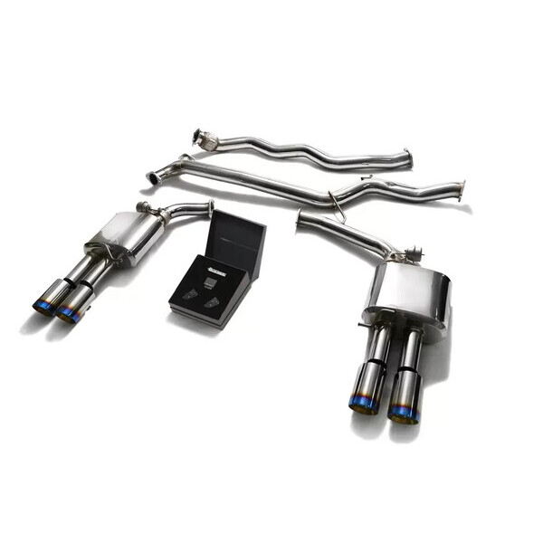 A4/A5 B8 1.8T/2.0T 4WD SEDAN/AVANT/SPORTBACK ARMYTRIX EXHAUST SYSTEM W/QUAD BLUE