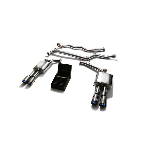 A4/A5 B8 1.8T/2.0T 4WD SEDAN/AVANT/SPORTBACK ARMYTRIX EXHAUST SYSTEM W/QUAD TRUE TITANIUM