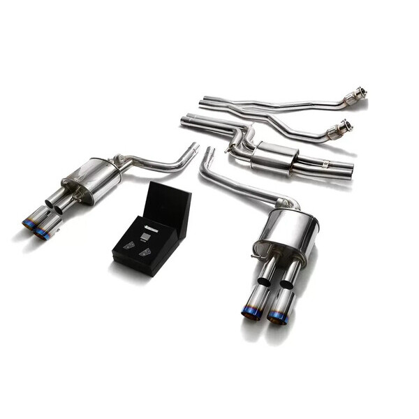 A5 / S5 B8 3.0TFSI / 4.2L ARMYTRIX EXHAUST SYSTEM W/QUAD BLUE