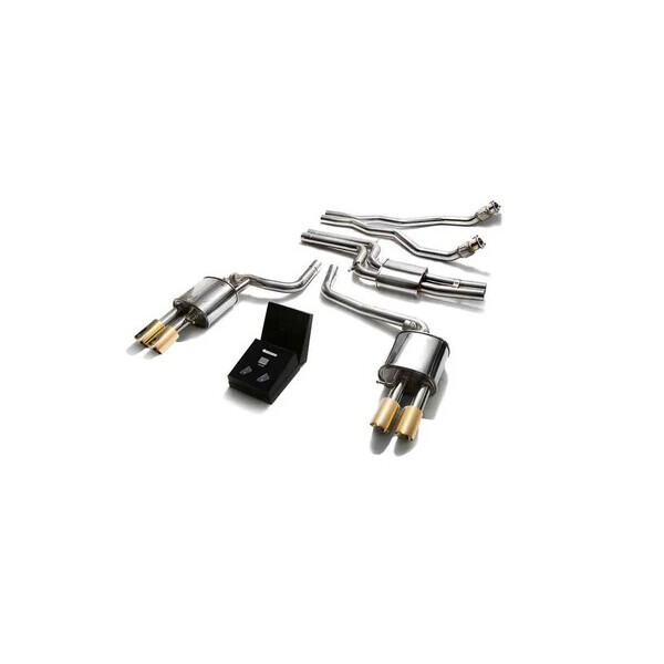 A4/AS4/S5 B8 3.0TFSI ARMYTRIX EXHAUST SYSTEM W/QUAD GOLD