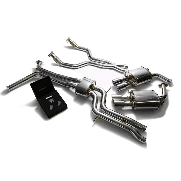A6/A7 C7 3.0TFSI ARMYTRIX EXHAUST SYSTEM W/ QUAD CHROME