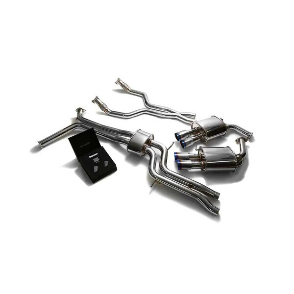 A6/A7 C7 3.0TFSI ARMYTRIX EXHAUST SYSTEM W/QUAD TRUE TITANIUM