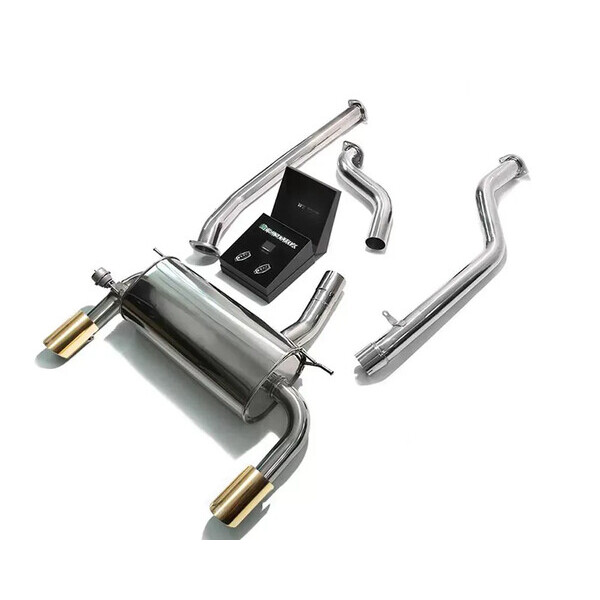 320GT/330GT F34 15-19 B48 ARMYTRIX EXHAUST SYSTEM W/DUAL GOLD