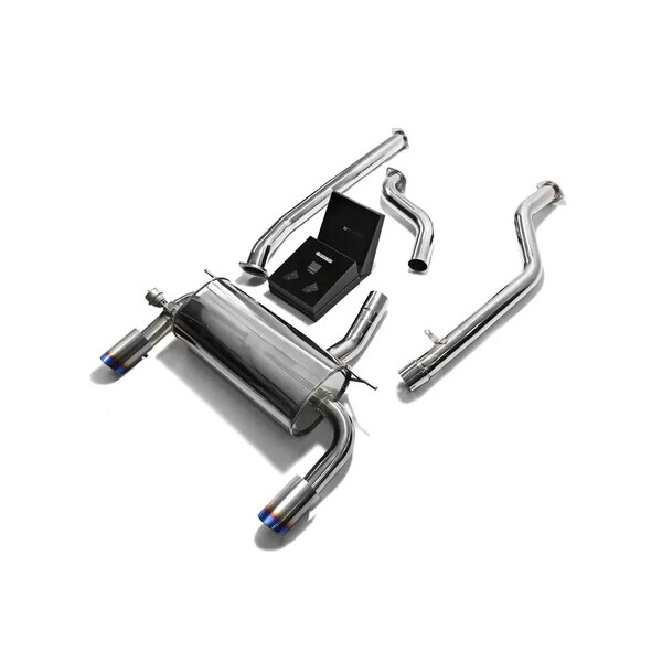 320I/330I/420I/430I F3X 15-18 B48 ARMYTRIX EXHAUST SYSTEM W/DUAL BLUE COATED