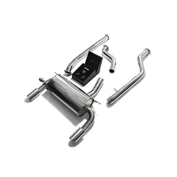 320I/330I/420I/430I F3X 15-18 B48 ARMYTRIX EXHAUST SYSTEM W/ DUAL CHROME