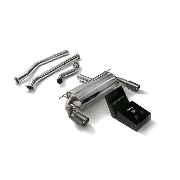 340I / 440I F3X 16-19 B58 NON-OPF ARMYTRIX EXHAUST SYSTEM W/DUAL CARBON FIBER