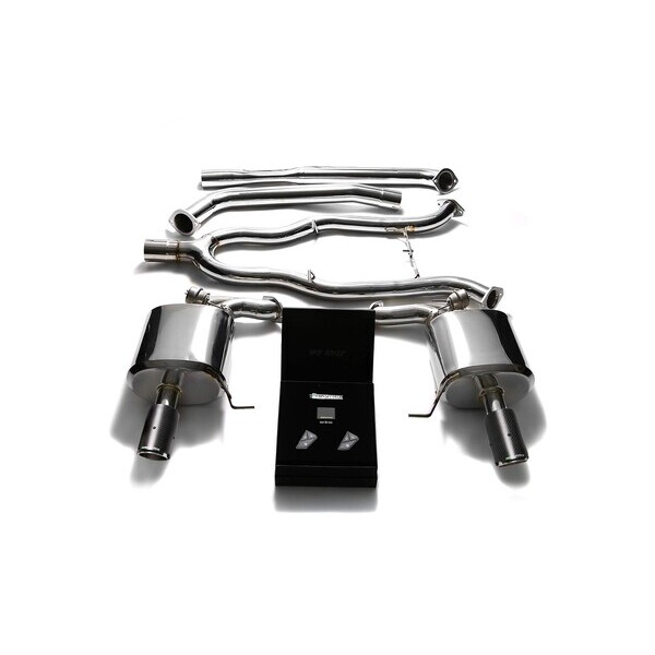 535I F10 10-17 N55 SEDAN ARMYTRIX EXHAUST SYSTEM W/DUAL CARBON FIBER