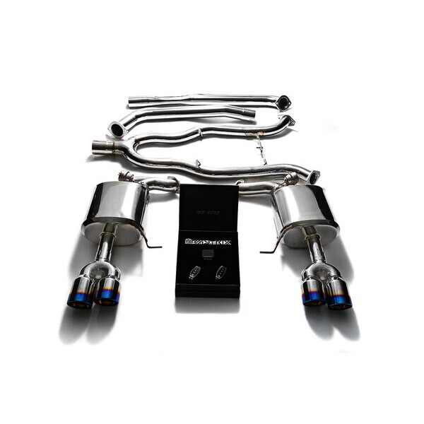 535I F10 10-17 N55 SEDAN ARMYTRIX EXHAUST SYSTEM W/QUAD BLUE COATED