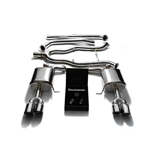 535I F10 10-17 N55 SEDAN ARMYTRIX EXHAUST SYSTEM W/QUAD CHROME