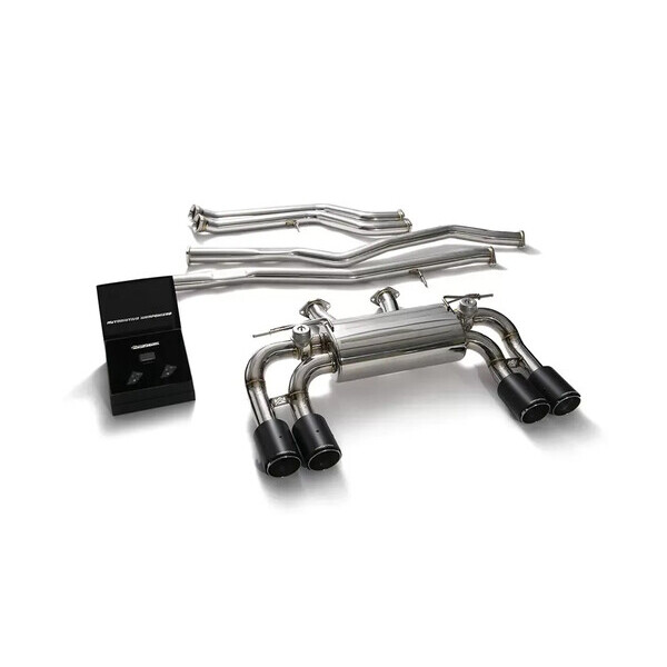 M2C F87 ARMYTRIX EXHAUST SYSTEM W/QUAD CARBON FIBER