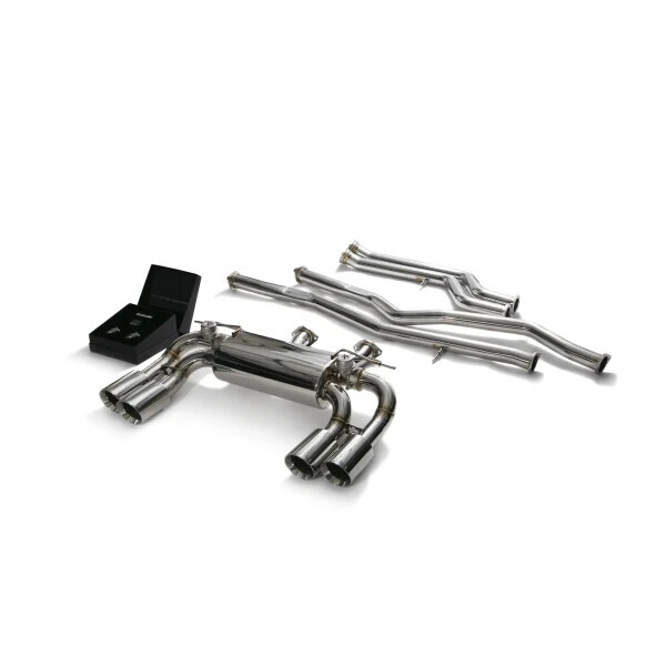 M2C F87 ARMYTRIX EXHAUST SYSTEM W/ QUAD CHROME