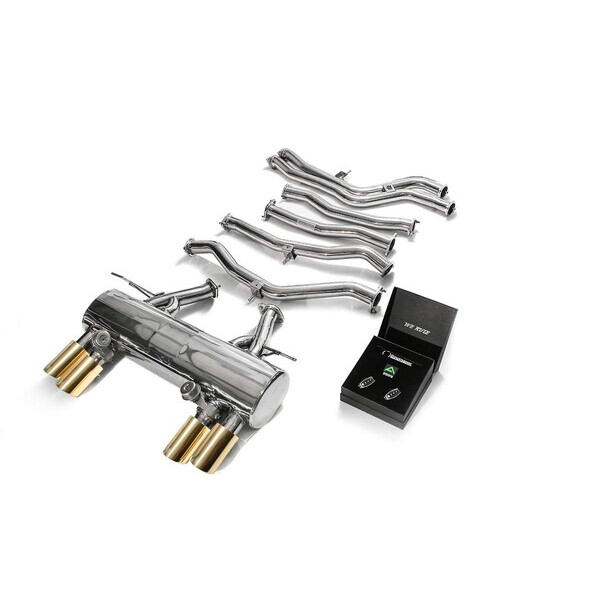 M3 F80 / M4 F8X ARMYTRIX EXHAUST SYSTEM W/QUAD GOLD