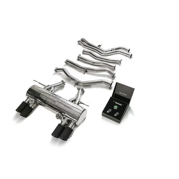 M3 F80 / M4 F8X ARMYTRIX EXHAUST SYSTEM W/QUAD MATTE BLACK