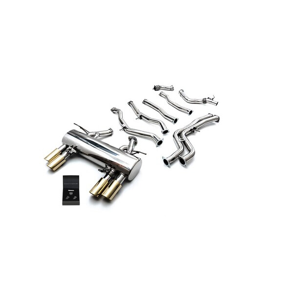 M3 F80 / M4 F8X ARMYTRIX EXHAUST SYSTEM W/QUAD GOLD