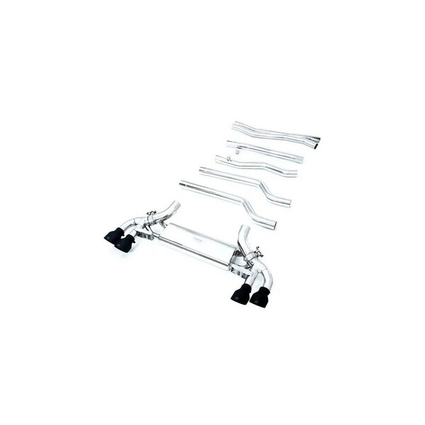 M8 F9X GRAN COUPÉ NON-OPF ARMYTRIX EXHAUST SYSTEM W/QUAD MATTE BLACK